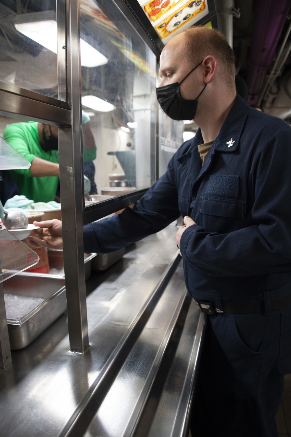 USS Carl Vinson (CVN 70) Hosts an Ice Cream Social on the Mess Decks