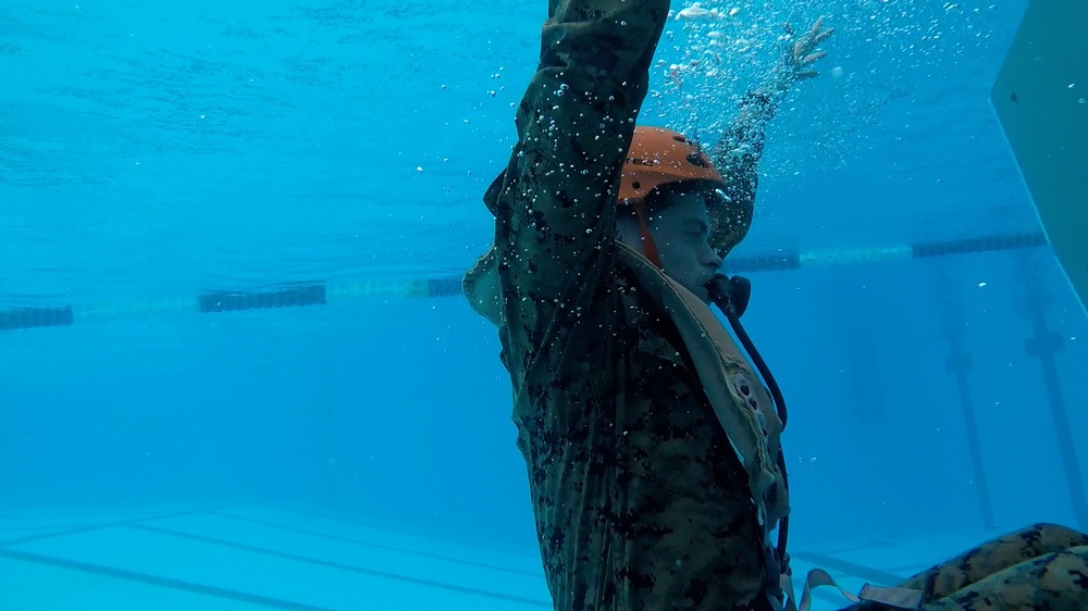 MRF-D Underwater Egress Training