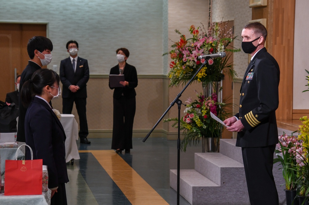 NAF Misawa Attends Akebono Graduation Ceremony