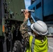 Hagåtña Fury 21: CLR-3 Marines scan offloaded cargo at Naval Base Guam