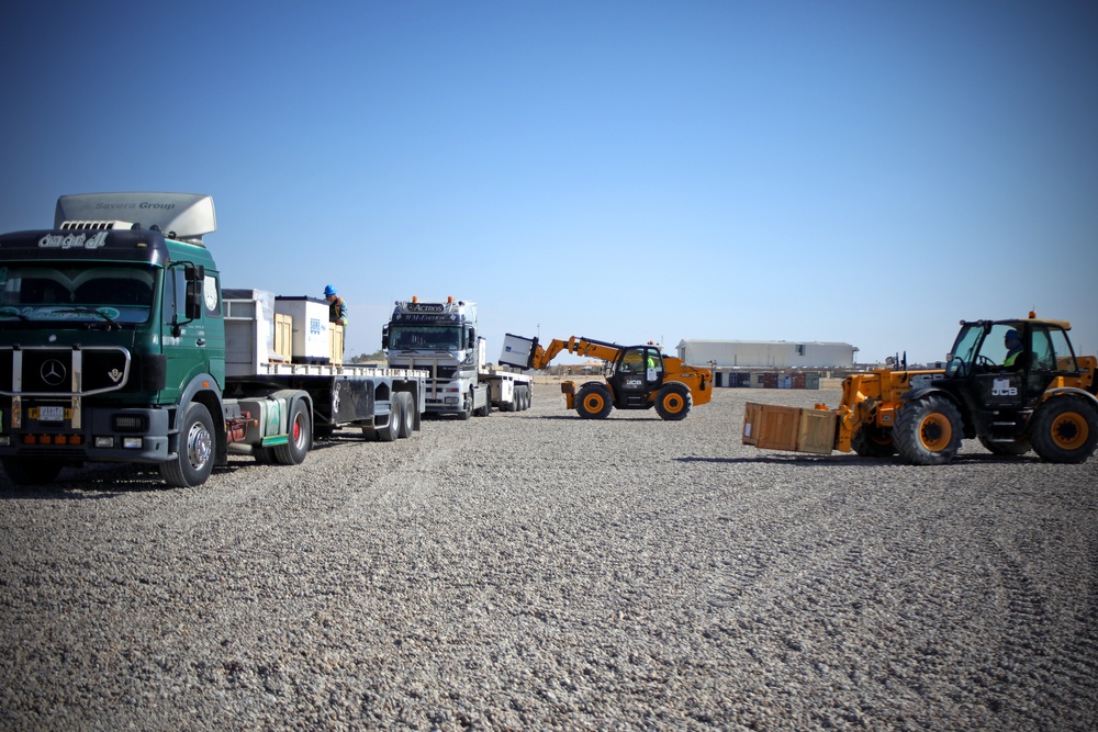 Iraqi Security Forces Receive Class IX Equipment at AAAB