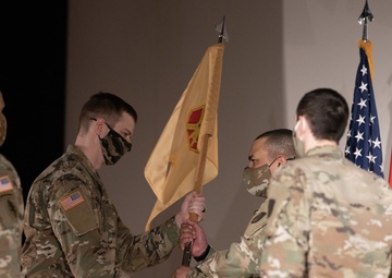 Cpt. Moore assumes command of Headquarters and Headquarters Company at live streamed ceremony