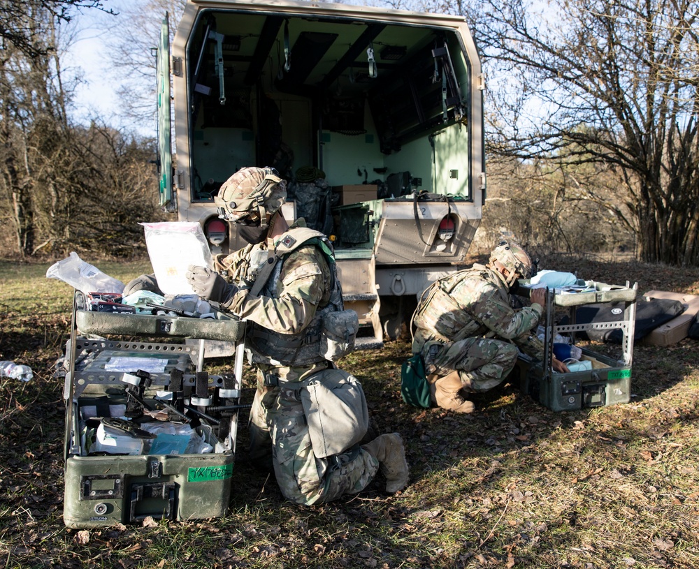 115th BSB, Operation Set-up for Combined Resolve XV