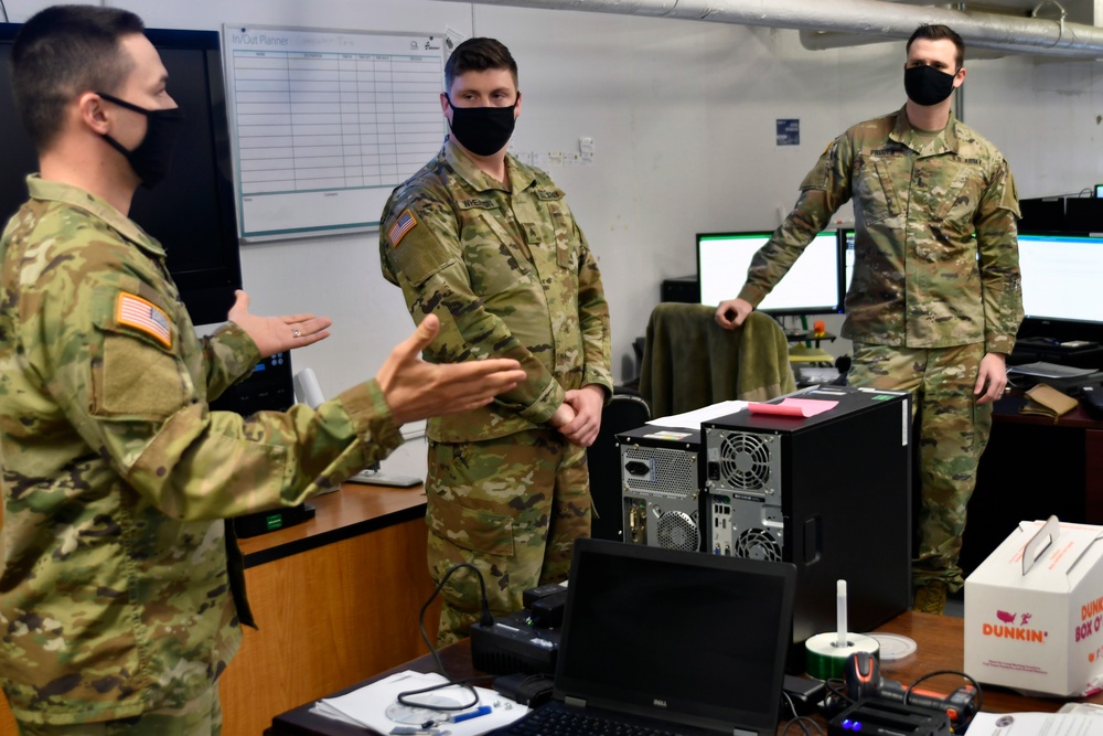 Chaplain Brings Encouragement and Shows Appreciation