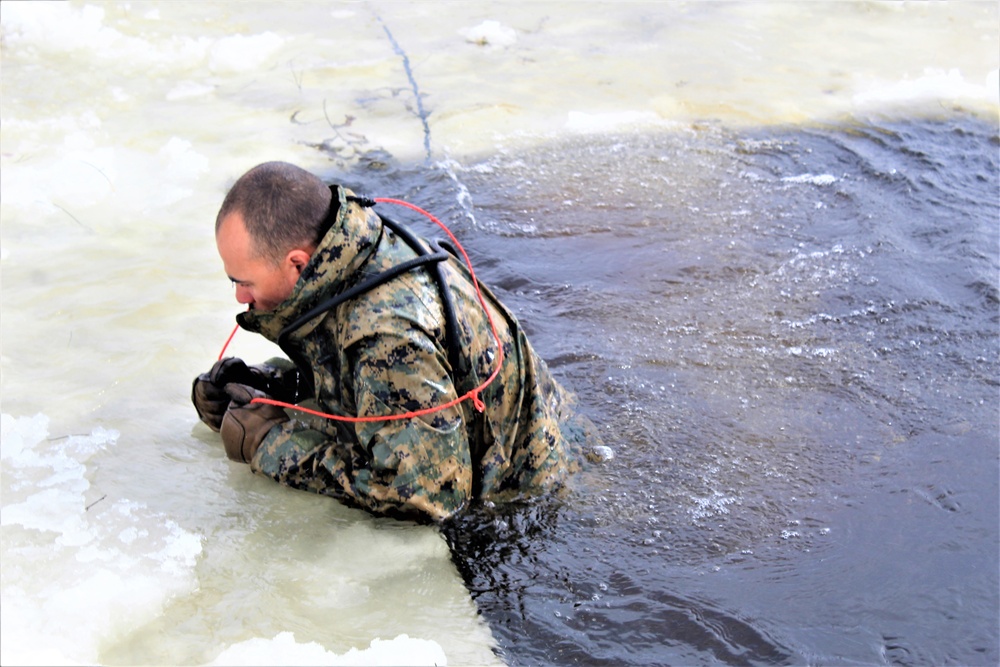 Fort McCoy CWOC class 21-03 students jump in for cold-water immersion training