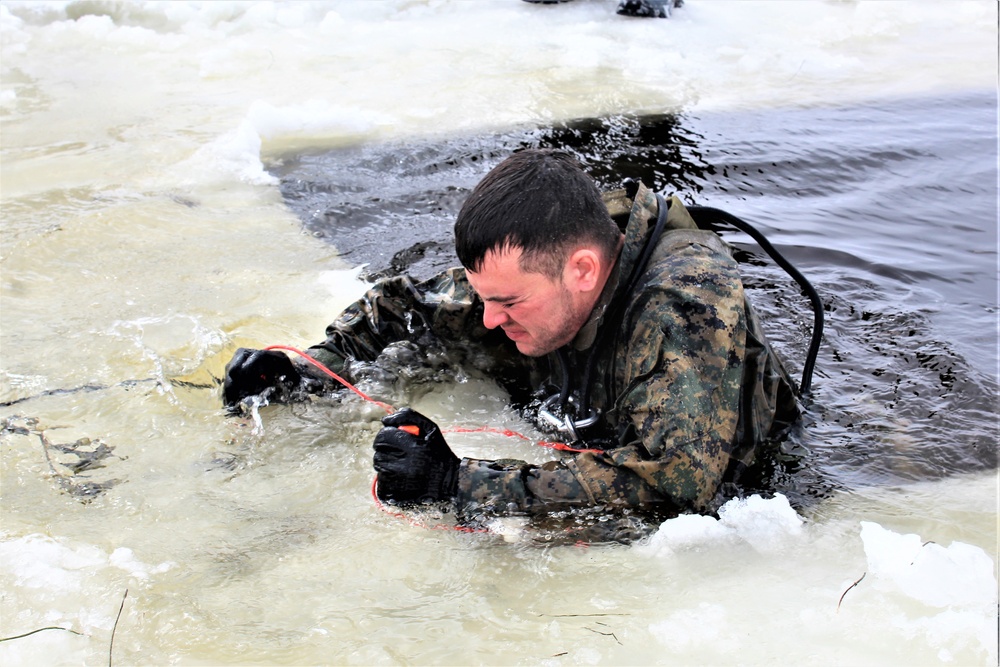 Fort McCoy CWOC class 21-03 students jump in for cold-water immersion training