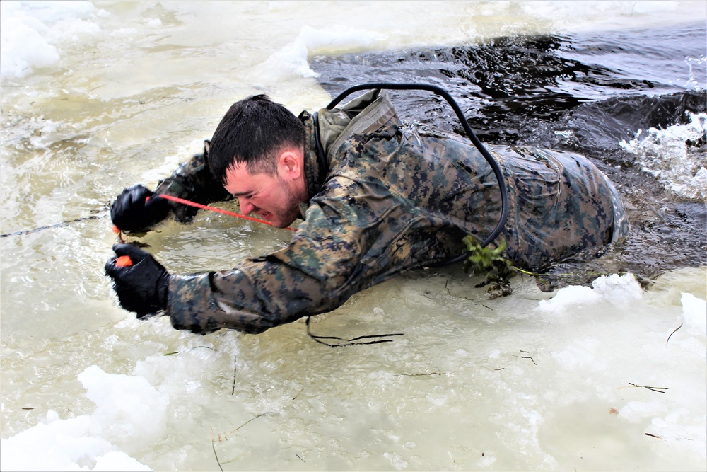 Fort McCoy CWOC class 21-03 students jump in for cold-water immersion training