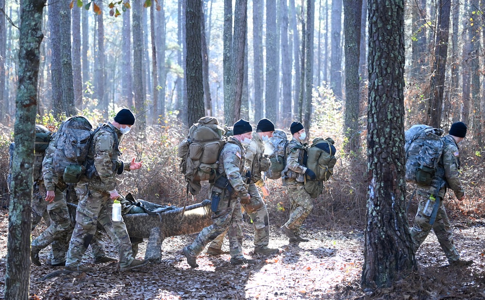 Students Take On Obstacle Course During Survival Training