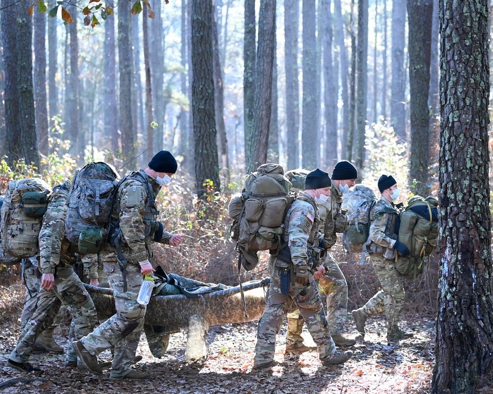 Students Take On Obstacle Course During Survival Training