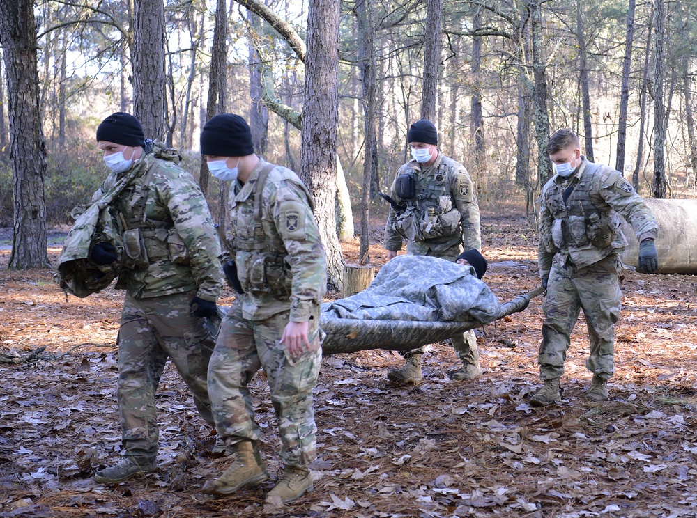 Students Take On Obstacle Course During Survival Training