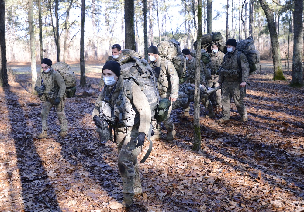 Students Take On Obstacle Course During Survival Training