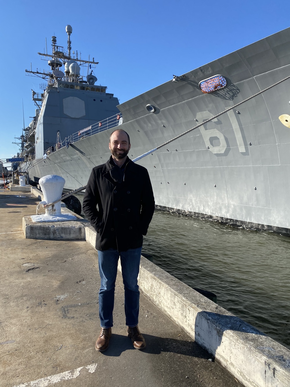 Naval Surface Warfare Center Dahlgren Division scientist Adam Goetz