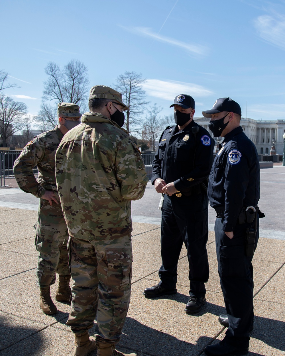 Maj. Gen. Paul Rogers Visits Troops in Washington, D.C.
