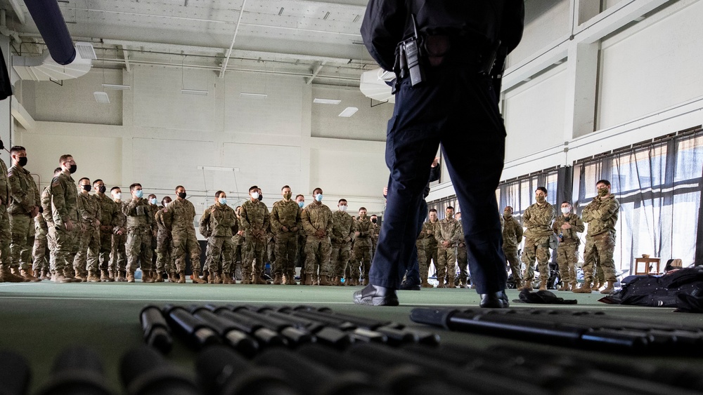 National Guard trains at U.S. Capitol