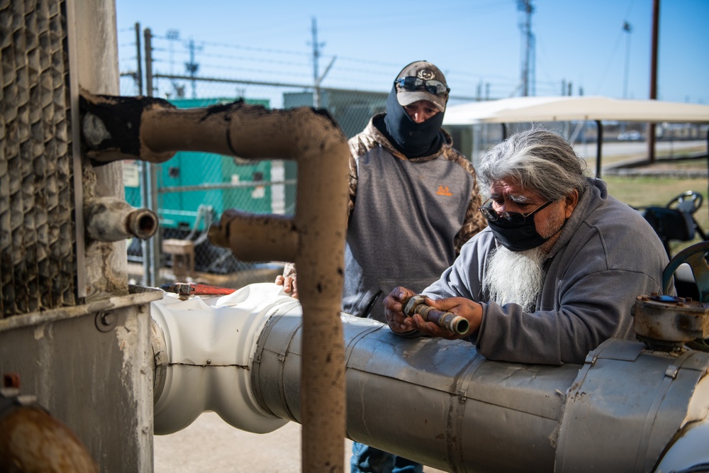 502CES attacks damages from winter weather