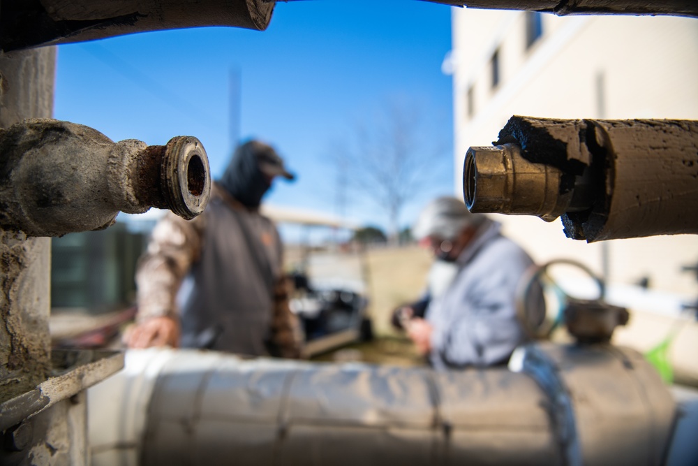 502CES attacks damages from winter weather