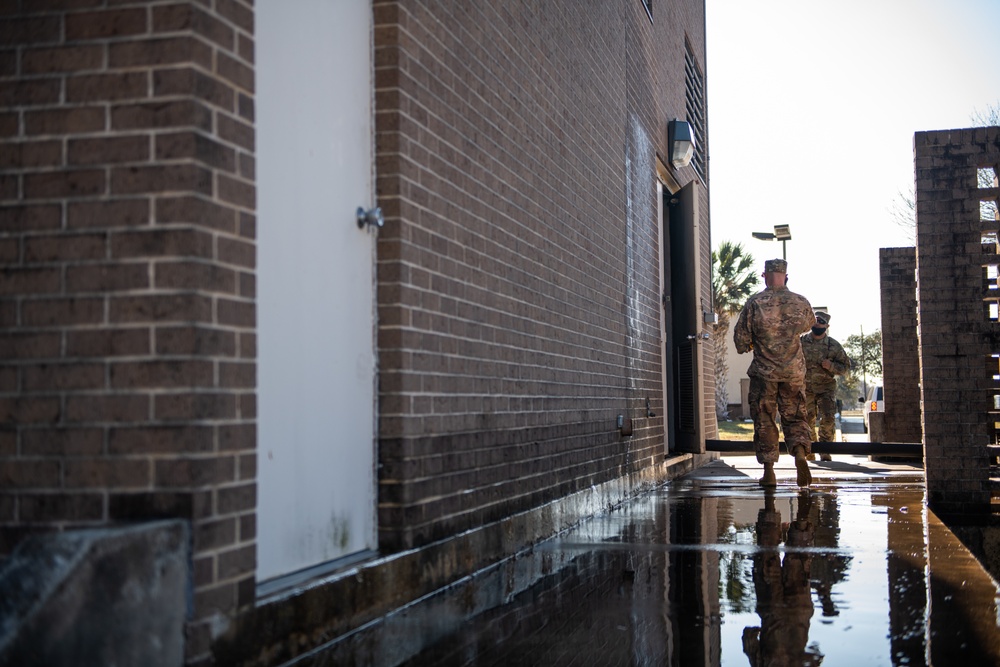 502CES attacks damages from winter weather