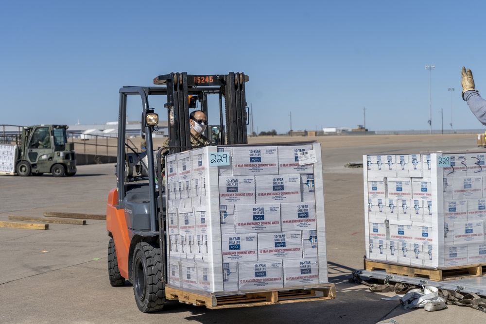 Texas Winter Storm Support: Staging and Air Transport of Supplies [Image 3 of 8]