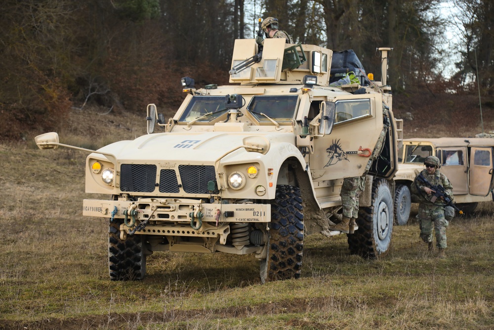 Rolling out in a M-ATV