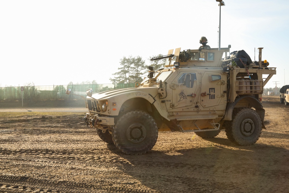 Rolling out in a M-ATV