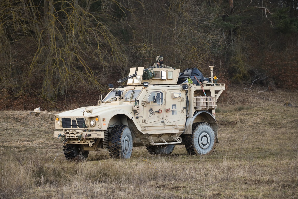 Rolling out in a M-ATV