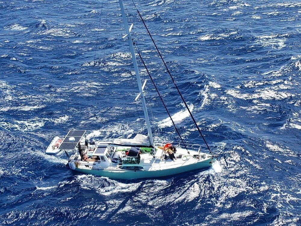 Coast Guard assists Danish sailing vessel taking on water in the Caribbean Sea 80 nautical miles from Puerto Rico
