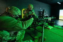 Fort McCoy Soldiers complete M2 simulations training on Engagement Skills Trainer