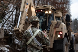 National Guard members provide assistance in Southern Ohio after ice storm