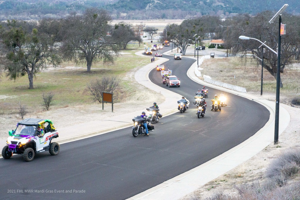 Fort Hunter Liggett Mardi Gras Parade FEB 2021