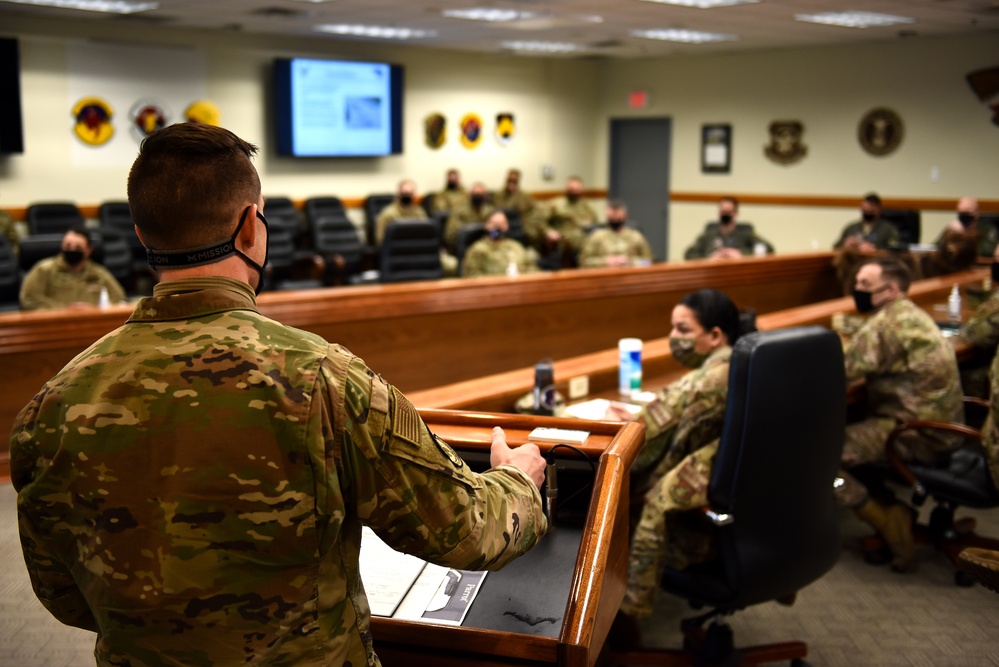 Airmen pitch innovative ideas, earn funding from Wolf Tank