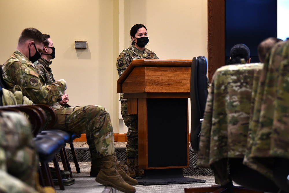 Airmen pitch innovative ideas, earn funding from Wolf Tank