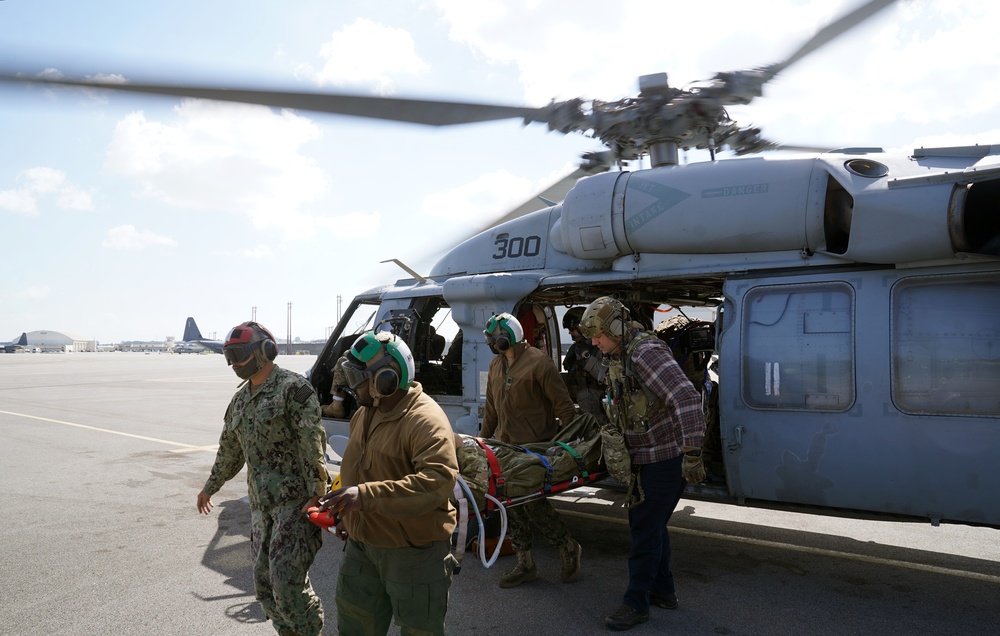 353 SOSS participates in Casualty Evacuation Training