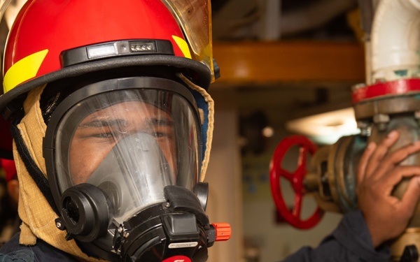 USS Princeton Conducts General Quarters Drill
