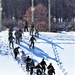 Fort McCoy Cold-Weather Operations Course Class 21-04 students conduct field training in snowshoes