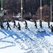 Fort McCoy Cold-Weather Operations Course Class 21-04 students conduct field training in snowshoes