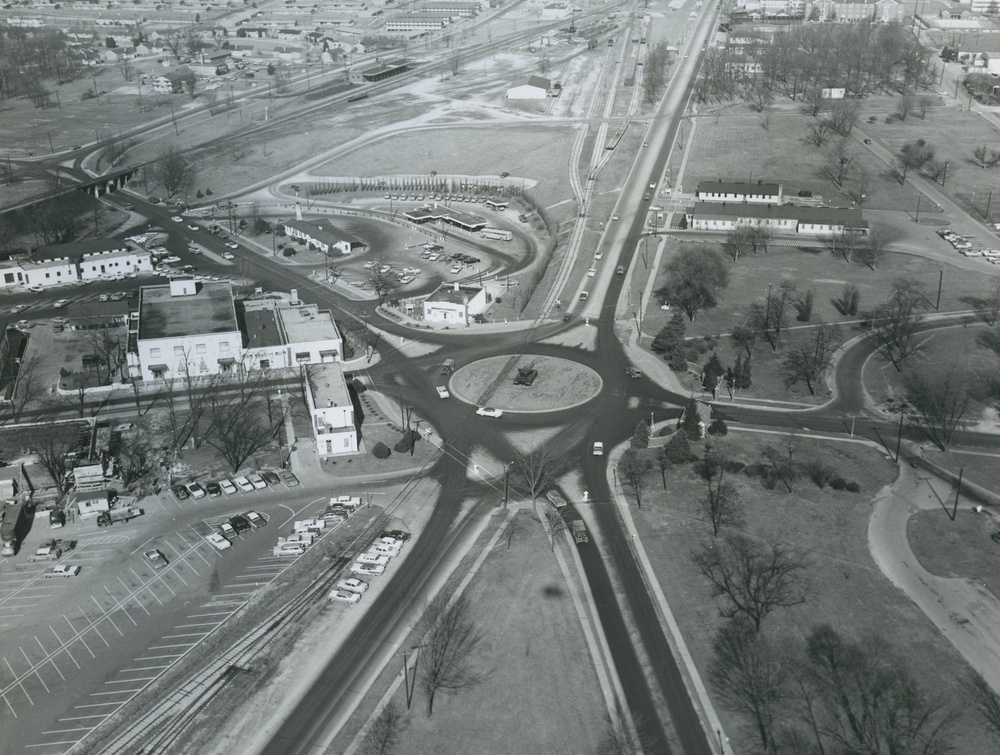 Fort Knox aerial view circa 1960