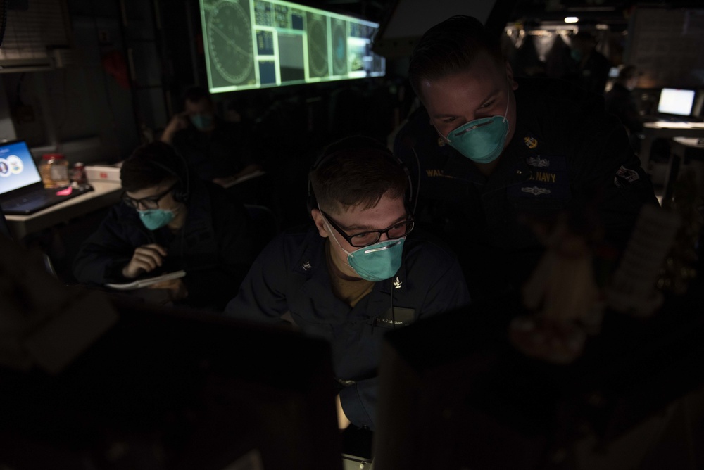 Mitscher Conducts Operations in U.S. 2nd Fleet