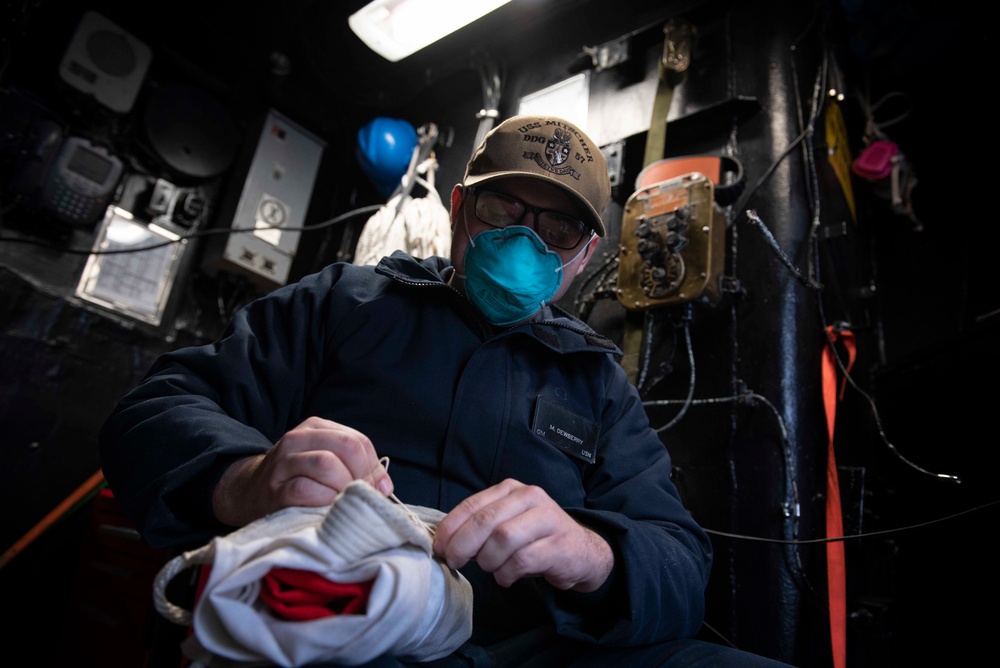 Mitscher Conducts Operations in U.S. 2nd Fleet