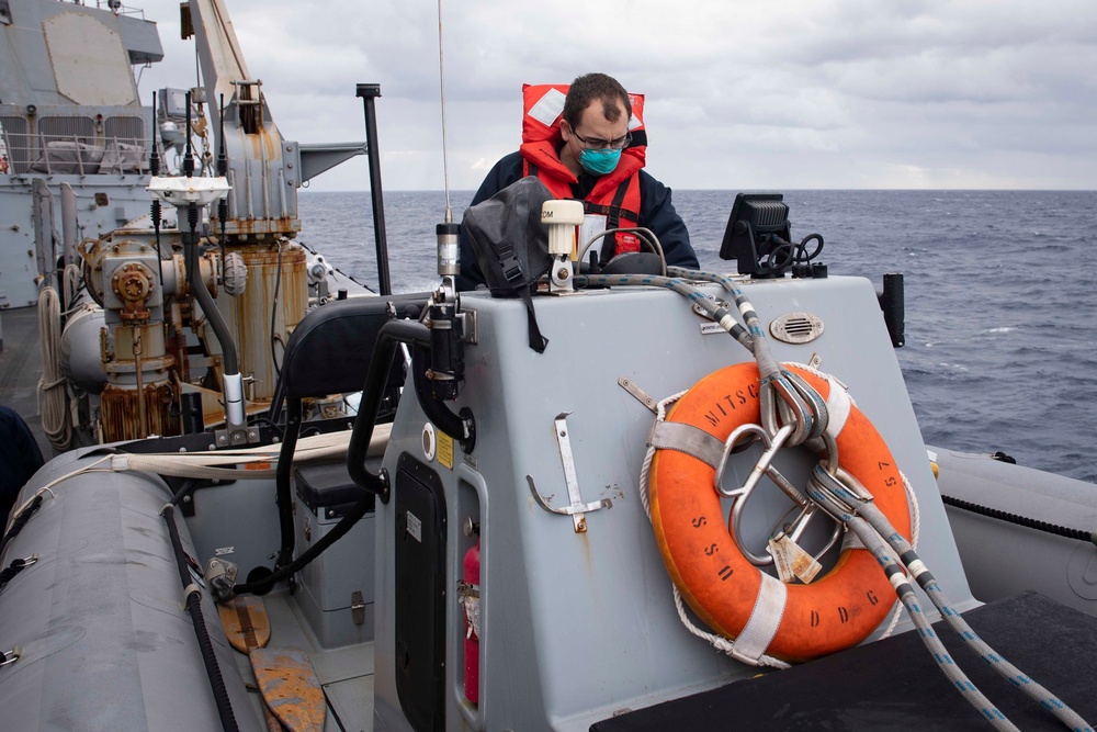 Mitscher Conducts Operations in U.S. 2nd Fleet