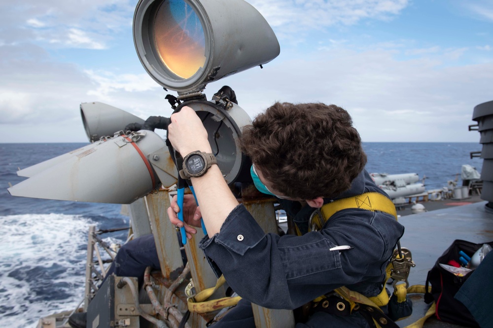 Mitscher Conducts Operations in U.S. 2nd Fleet