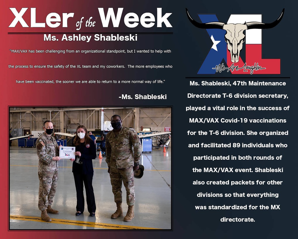 XLer of the week: Ashley Shableski
