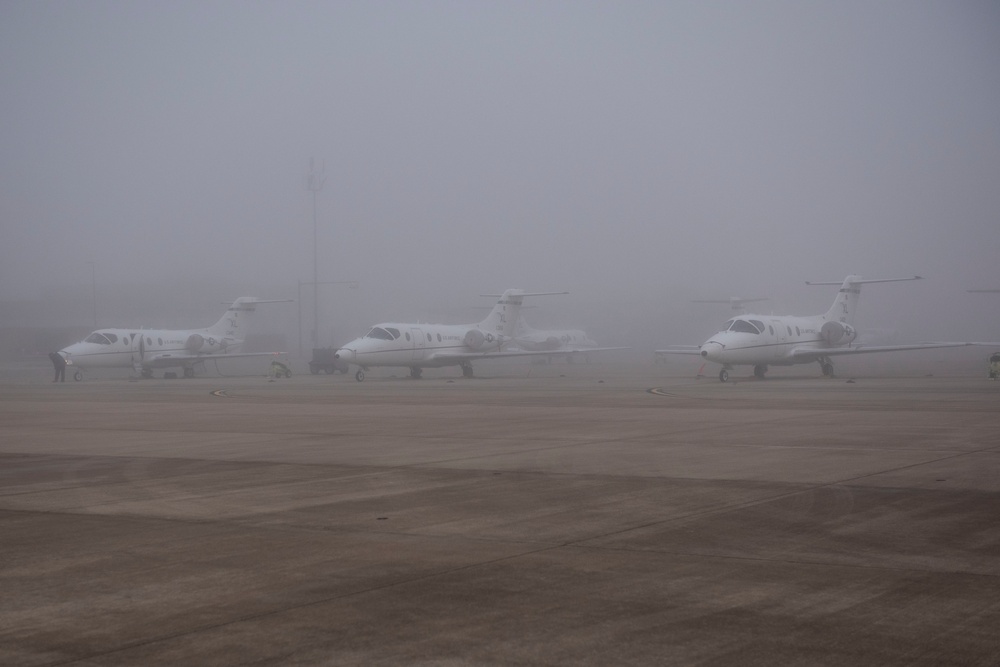 A foggy morning in Laughlin