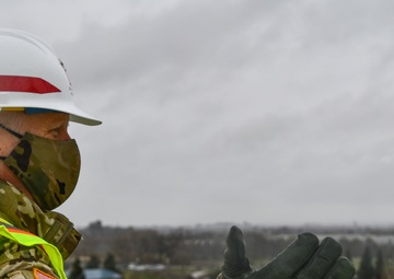 BG Owen visits VA Stockton construction site