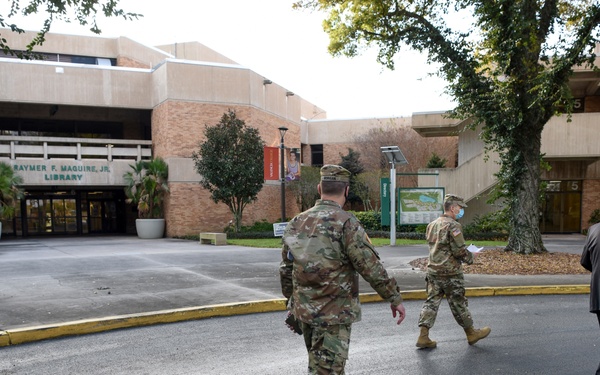 Site coordination for Orlando, Florida vaccination site