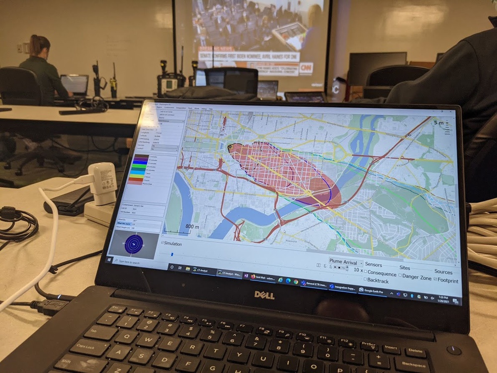 NRL's CT-Analyst tracks the release of chemical, biological, and radioactive substances
