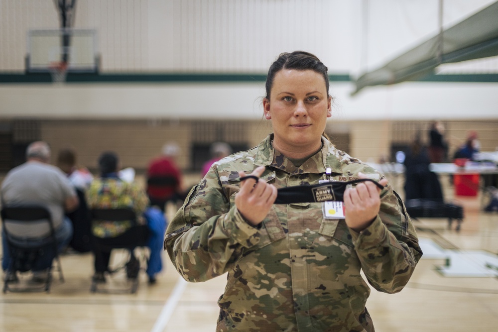 Michigan National Guard, Administers the COVID-19 Vaccine to Michiganders.