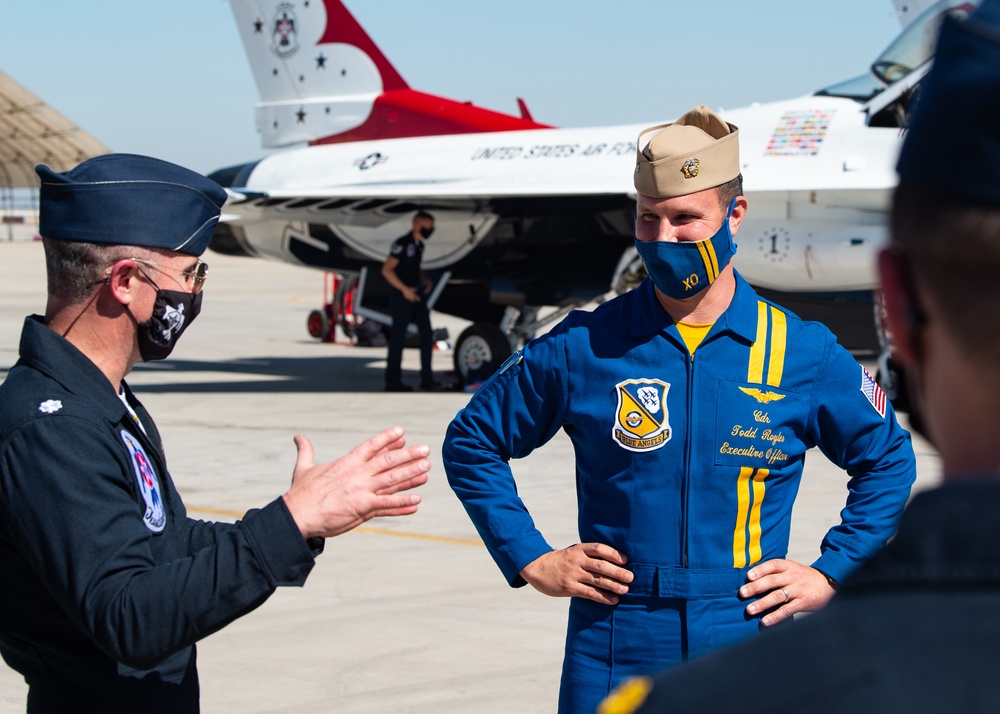 Blue Angels, Thunderbirds Conduct 2nd Annual Joint Training
