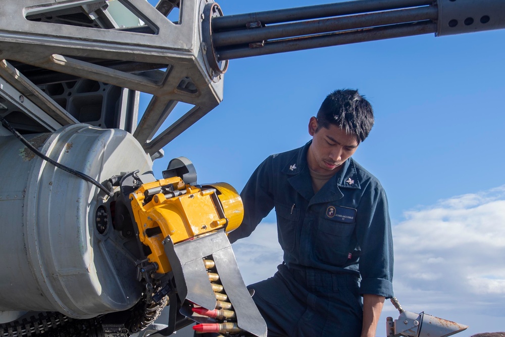 USS Laboon Conducts Pre-fire Checks