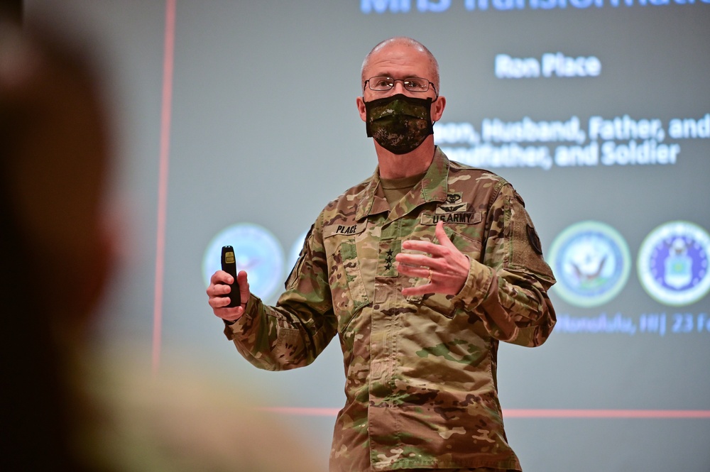 The Director of the Defense Health Agency, Lt. Gen. Ronald Place visits Tripler Army Medical Center