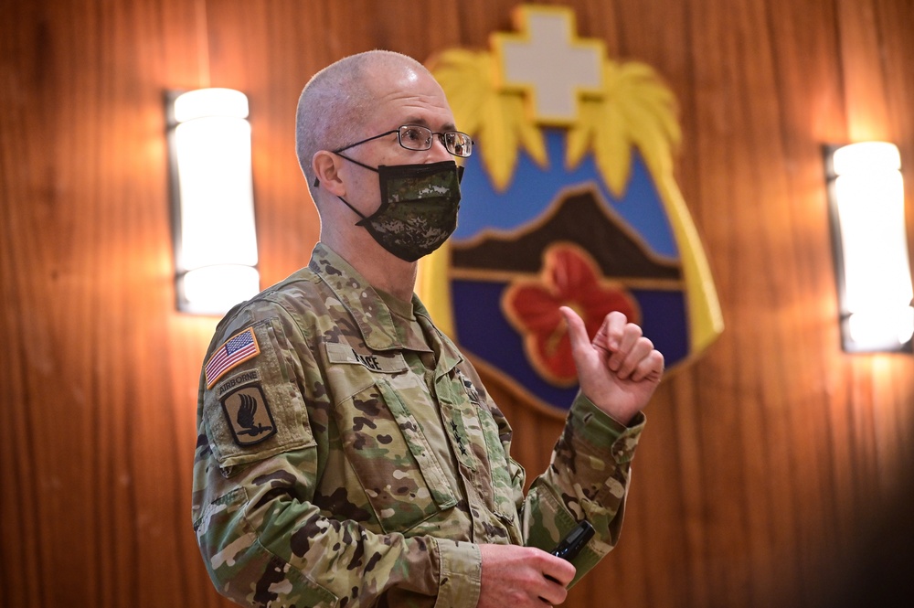 The Director of the Defense Health Agency, Lt. Gen. Ronald Place visits Tripler Army Medical Center